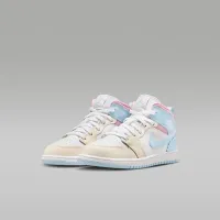 Nike Jordan 1 Mid SE Little детские Кроссовки синий