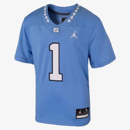 Nike UNC Big дитячі Jordan College Football Replica Jersey блакитний