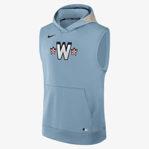 Washington Nationals Authentic Collection City Connect Men’s Nike Dri-FIT MLB Sleeveless Pullover Толстовка с капюшоном синий
