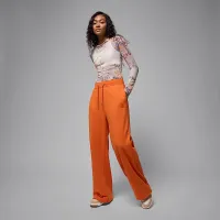 Nike Jordan Flight Fleece жіноча French Terry Open-Hem Pants Orange