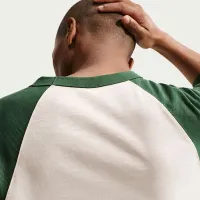 Nike Sportswear Club чоловічі 3/4-Sleeve Raglan Top колір зелений