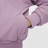 Nike Girls' Dri-FIT тренировочные Куртка цвет фиолетовый