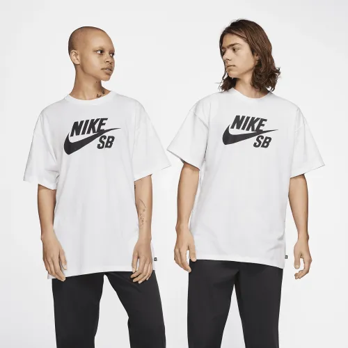 Nike SB Logo Skate футболка цвет белый