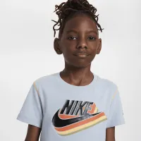 Nike Sportswear Reimagine Little детские French Terry шорты набор цвет коричневый