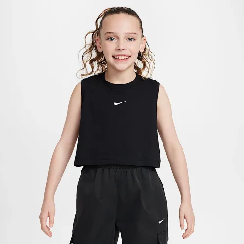 Nike Sportswear Big дитячі (Girls') Tank Top колір чорний