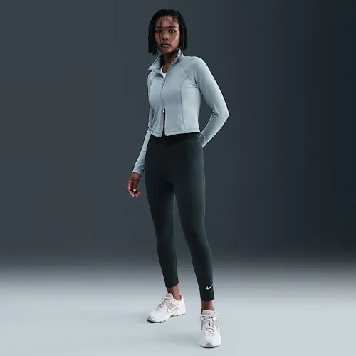 Nike Sportswear Classic женская С высокой Талией 7/8 лосины цвет зеленый