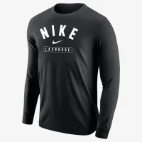 Nike Lacrosse мужские Long-Sleeve футболка цвет черный