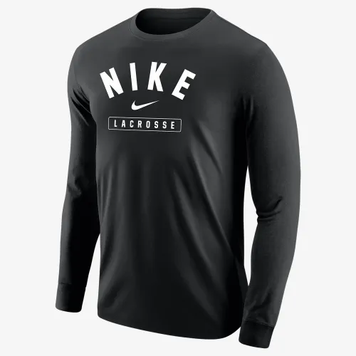 Nike Lacrosse мужские Long-Sleeve футболка цвет черный