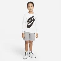 Nike Sportswear Tech Fleece Little детские шорты цвет серый