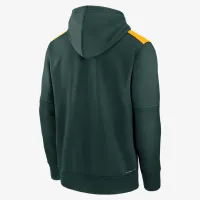 Athletics Authentic Collection мужские Nike Therma MLB Pullover Толстовка с капюшоном цвет зеленый