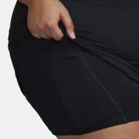Nike One женская Dri-FIT Ultra С высокой Талией Skort (большие размеры) цвет черный
