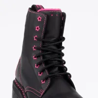 Кросівки Dr Martens Jadon II Neon Star Leather Platform 27617001 - Чорні