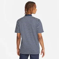 Nike Dri-FIT Victory мужские Striped для гольфа Polo синий