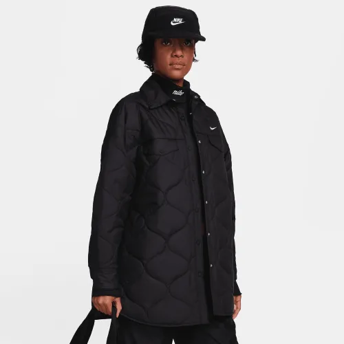 Nike Sportswear Essential жіноча Quilted Trench колір чорний