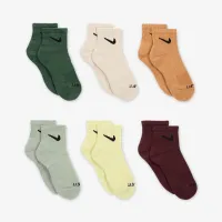 Nike Dri-FIT Performance Basics Little дитячі Ankle шкарпетки (6 пар) колір зелений