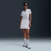 Nike Tour женская Dri-FIT Short-Sleeve Blade Jacquard для гольфа Polo цвет белый