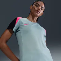 Nike Strike жіноча Dri-FIT Short-Sleeve Soccer Top колір сірий