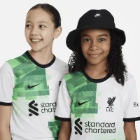 Liverpool FC 2023/24 Stadium Away Big детские Nike Dri-FIT Soccer Jersey цвет белый
