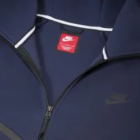 Nike Tech мужские Full-Zip Windrunner Толстовка с капюшоном синий
