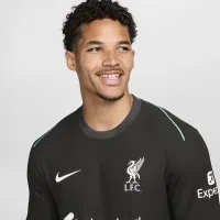 Liverpool FC 2024/25 Match Away мужские Nike Dri-FIT ADV Soccer Authentic Jersey цвет черный