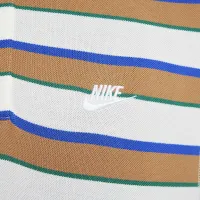 Nike Club чоловічі Long-Sleeve Striped Polo колір білий