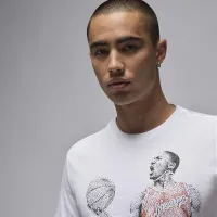 Nike Jordan мужские футболка цвет белый