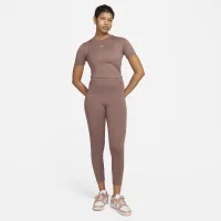 Nike Sportswear Essential жіноча Slim Cropped футболка колір фіолетовий