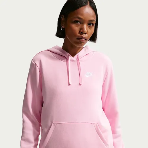 Nike Sportswear Club Fleece женская Pullover Толстовка с капюшоном Pink