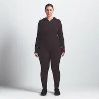 NikeSKIMS Weightless Layers женская Full-Zip Толстовка с капюшоном цвет коричневый