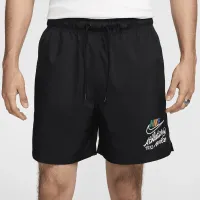 Nike Club чоловічі Woven Flow шорти колір чорний