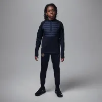 Nike Paris Saint-Germain Academy Winter Warrior Big дитячі Jordan Therma-FIT Soccer Drill Top колір чорний