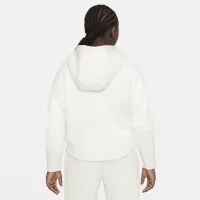 Nike Sportswear Tech Fleece Big дитячі (Girls') Full-Zip Толстовка з капюшоном (Extended Size) колір коричневий