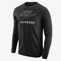 Nike Swoosh чоловічі Lacrosse Long-Sleeve футболка колір чорний