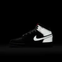 Nike Air Jordan 1 Mid Big детские Кроссовки цвет черный