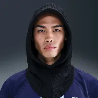 Nike City Knit Hood колір чорний