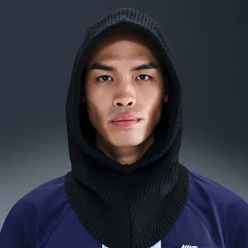 Nike City Knit Hood колір чорний