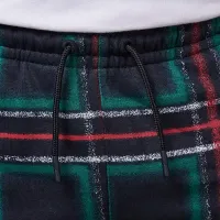 Nike Jordan Brooklyn Essentials Big детские Holiday Fleece Pants цвет черный