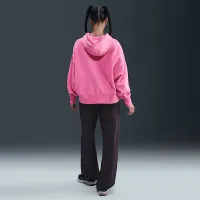 Nike Sportswear Phoenix Fleece женская Over-оверсайз Толстовка с капюшоном Pink