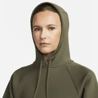 Nike Dri-FIT Prima женская Pullover тренировочные Толстовка с капюшоном цвет зеленый