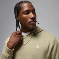 Nike Jordan Brooklyn Fleece чоловічі Pullover Толстовка з капюшоном колір коричневий