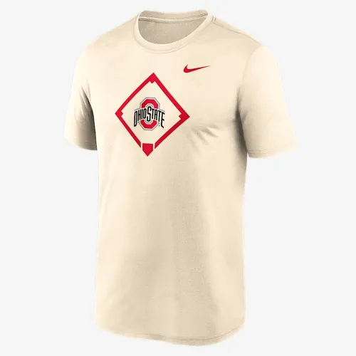Ohio State Buckeyes Legend Baseball Icon мужские Nike Dri-FIT College футболка цвет коричневый