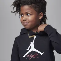 Nike Jordan Jumpman Flight Little дитячі Pullover комплект колір чорний