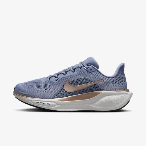 Nike Pegasus 41 женская Road Running Кроссовки (Extra Wide) синий