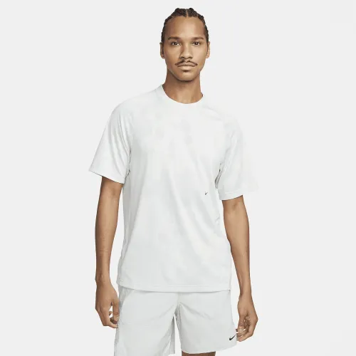 Nike Dri-FIT ADV A.P.S. чоловічі Engineeколір червоний Short-Sleeve Fitness Top колір білий