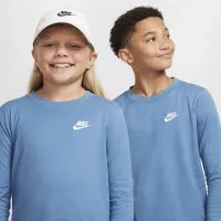 Nike Sportswear Big детские Long-Sleeve футболка синий