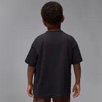 Nike Jordan Little дитячі Reissue футболка колір чорний