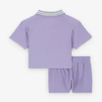 Nike Prep in Your Step Baby (12-24M) шорты набор цвет фиолетовый