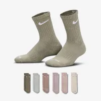 Nike Dri-FIT Performance Basics Little детские Crew носки (6 пары) цвет белый