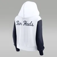 Nike North Carolina Athletic Prep Colorblocked Script Women’s Jordan Brand College Full-Zip Толстовка з капюшоном колір білий