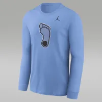 Nike North Carolina Tar Heels Alternate Logo чоловічі Jordan College Long-Sleeve футболка блакитний